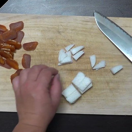 Perfect snack! Easy! How to Make Dried mullet roe daikon radish