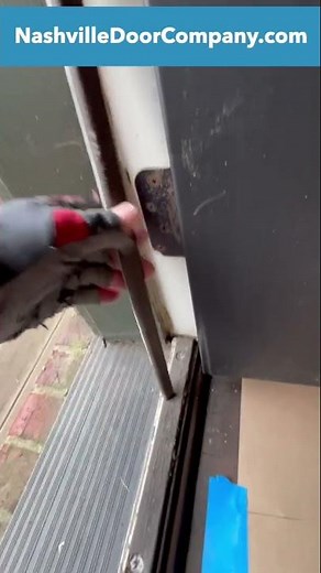 How to fix leaking double French doors and replace threshold