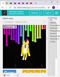 Code org New Dance Lab Project Google Chrome 2021 02 23 19 20 46