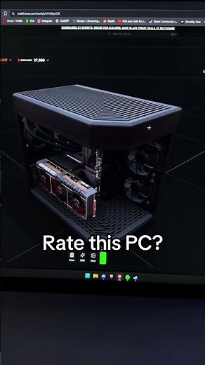 Rate this PC? #pc #custombuild #pcbuild #buildcores #custompc