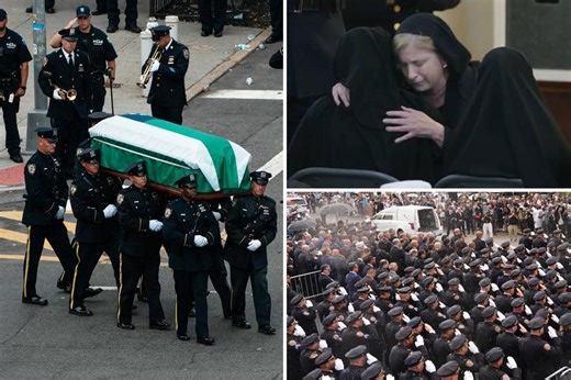 NYPD Officer Didarul Islam funeral live updates: Hero cop promoted to detective first grade by commissioner Jessica Tisch