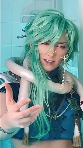FINALLY!! I LOVE HIM SO MUCH #Baizhu #cosplay #baizhuplayable #genshin