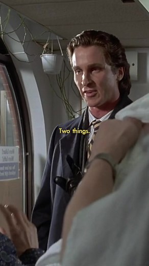 During the shooting of the film, Christian Bale spoke in an American accent off-set at all times. At the wrap party, when he began to speak in his native Welsh accent, many of the crew thought he was speaking that way as an accent for another film. They had thought he was American throughout the entire shoot. #film#films#movie#cinema#moviescenes#moviescene#acting#filmmoment#ipostfilms#patrickbateman#americanpsycho