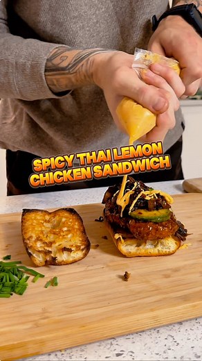 Spicy Thai Lemon Chicken Sandwich Recipe to Try