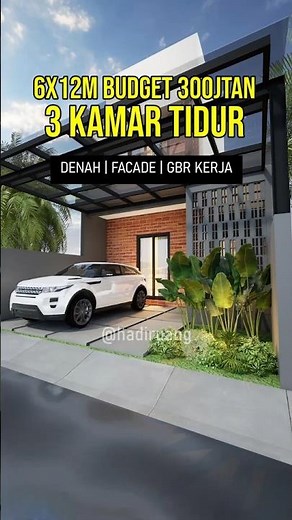 Rumah 2 Lantai 6x12 Industrial | 3 Kamar Tidur | Budget 300 jutaan