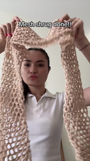 Crocheting a Mesh Shrug Tutorial