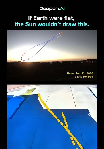 This timelapse shows the solar analemma, created by photographing the Sun from the same location at the same time every day for an entire year. Instead of forming a straight line, the Sun traces a precise figure eight in the sky. The vertical motion comes from Earth’s axial tilt. As the planet orbits the Sun, the tilt causes the Sun to appear higher in summer and lower in winter. The horizontal motion comes from Earth’s elliptical orbit and changing orbital speed, which slightly alters the lengt