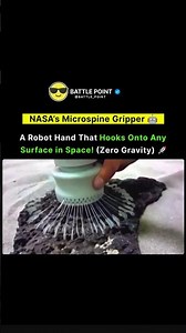 NASA’s Microspine Gripper –A Robot Hand That Hooks Onto Any Surface in Space! (Zero Gravity)