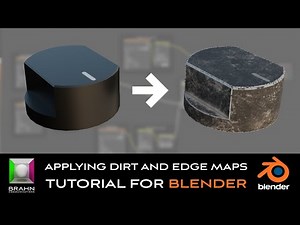 Applying dirt and edge maps tutorial for Blender