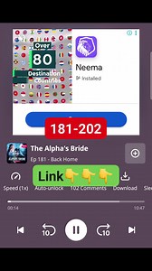 The Alpha's Bride Full ep181 to 202 link in the comment section 👇👇👇 #audio #love #story #series #reelsvideoシ | Edgar Tereng