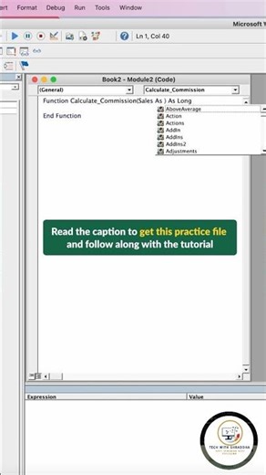 Calculate Commission in Excel using VBA just one click 🤯🔥👍 #excel #vba #shorts #trendingshorts