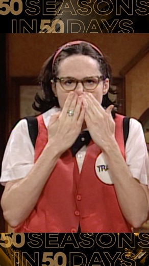 Saturday Night Live on Instagram: "50 Seasons in 50 Days | Season 23 Mary Katherine Gallagher at TGI Fridays"