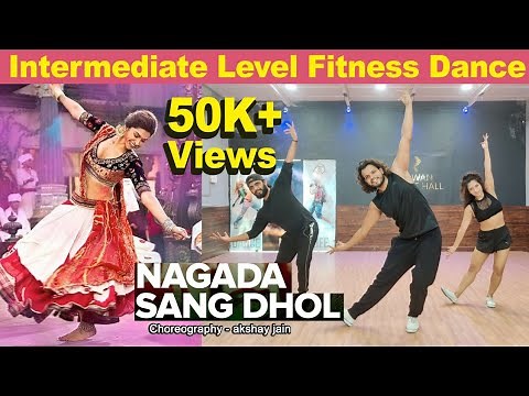Nagada Sang Dhol | Ramleela | Intermediate Level Fitness Dance | Akshay Jain Choreography | DGM