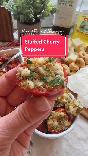 Delicious Stuffed Cherry Peppers Recipe