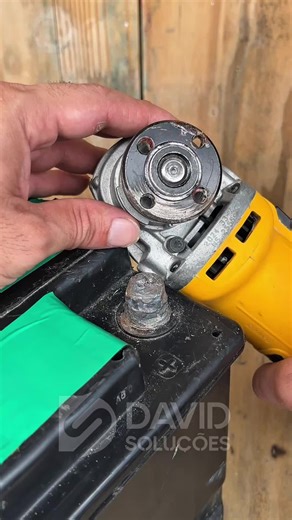 Unexpected Fix: Using a Grinder with a Car Battery
