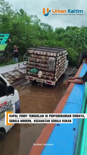 Kapal Ferry Tenggelam di Kutai Kartanegara