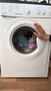 Washing machine load #asmr #cleantok #asmrcleaning #laundry #cleaning #cleaningvideos #clean