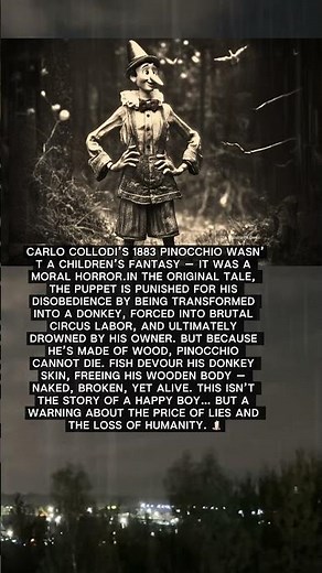 🪵 The Dark Truth Behind Pinocchio
