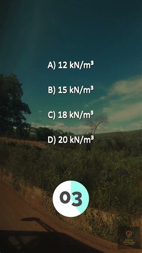 CELE/PRC Geotech | Unit Weight Fast Problem | gamma=W/V #shorts