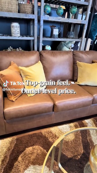 Top-grain feel. Outlet-level price. 🛋️✨ Get the rich look and lasting comfort of leather without the high-end price tag. Our discounted leather couches bring luxury home for less — and they won’t last long. Visit us at both our west and east Indianapolis locations and find the perfect leather sofa for your space today! #LeatherForLess #discountfurniture #FurnitureDeals #IndianapolisFurniture #IndyShopping