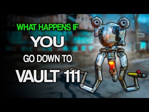 Fallout 4 ٠ What Happens If You Go Down To Vault 111 With Codsworth