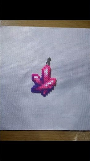 Star Shard Stardew Valley Perler Bead Art #fyp #stardewvalley #crystal #perlerbeads