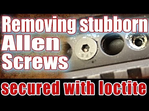 How to: Removing allen screws secured with Loctite on an AK-47