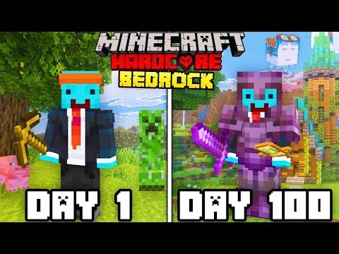 Phần 3: 100 Ngày Sinh Tồn Hardcore Trong Minecraft Bedrock – Bản Update Điên Rồ!