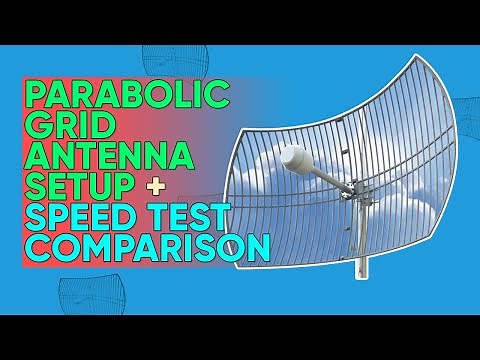 How to Set Up Parabolic Grid Antenna and Speed Test Comparison | See the Difference 5G ready