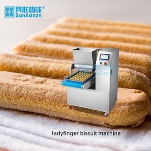 [Hot Item] Sunlianzn Auto Puff Choux Cake Merigner Depositor Dropping Injection Machine for Central Bakery Factory