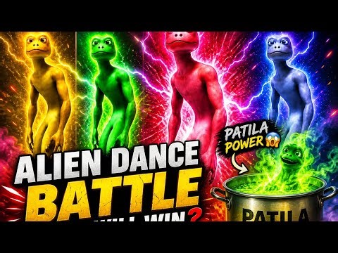 4 COLOR ALIENS vs PATILA POWER 😳🔥 Ultimate Dance Battle