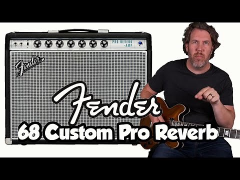 NEW Fender 68 Custom Pro Reverb Reissue Demo - 40W 1X12 Combo Amp - Huge Fender Tone!!