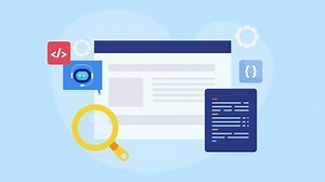 AI web development, AI chat bot development, Chat bot assistance for web design and web development - 2d animation video clip