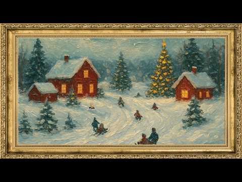 Cozy Christmas Snowfall for Your TV 🎄 | Relaxing Winter Ambience (4K)