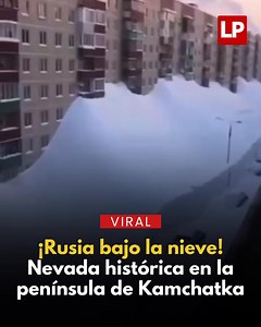 ❄️🇷🇺Las fuertes nevadas caídas en Kamchatka, en Rusia, dejan al menos dos fallecidos Se ha declarado el estado de emergencia, las escuelas han cerrado y los negocios han optado por el teletrabajo. #viral | Diario La Prensa