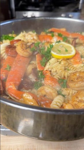 Seafood Boil Pasta!