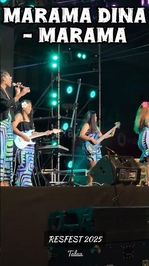 Marama Dina - Marama (RESFEST 2025) #fyp #Fiji #liveband #concert