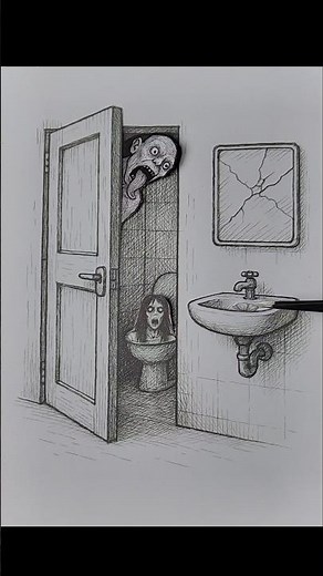 #shorts toilet berhantu | creepy toilet #creepy #ghost #toilet