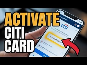 How to activate Citi Rewards card online - Step by Step