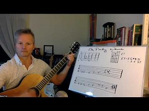 Pretty Woman by Roy Orbison, Riff and Chords lesson demo