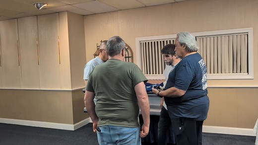 Flag folding training with Veteran's Outreach Group and Volunteer Honor Guards 10/22/2025 | Veteran Outreach