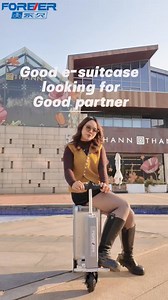 one Electric Luggage = E-scooter E-drifting vehicle Luggage small suitcase | Forever Electric bike