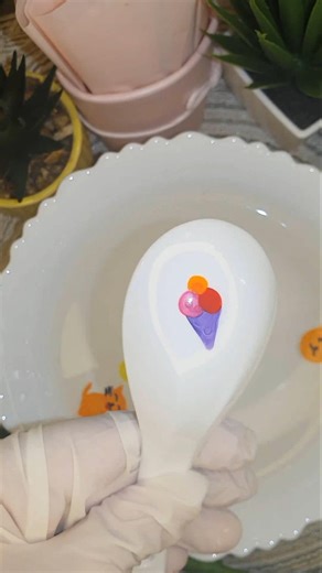 How to draw cone ice cream with water magic pen and float in water #viral #trend #icecream #summer