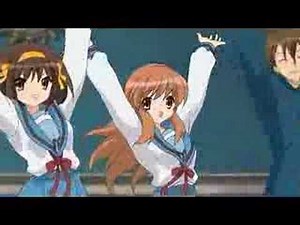 Entire Haruhi Dance - Hare Hare Yukai