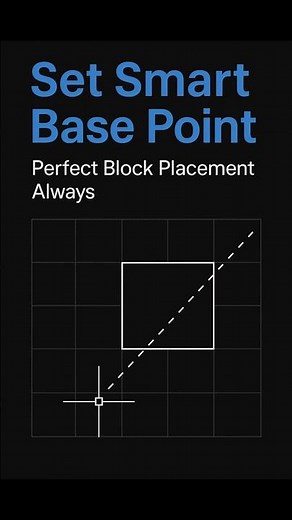 Set Block Base Point in AutoCAD — Perfect Placement Every Time (BEDIT/BASE)