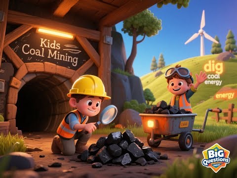 Kids coal Mining, Coal For Kids, What Is Coal, How Coal Is Mined, Surface Mining For Kids