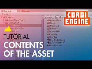 Corgi Engine Tutorial : Contents of the asset