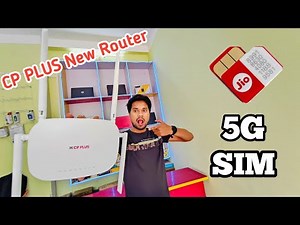 Jio 5g sim supported router | CP Plus 5G\\4G Router with Sim Slot New 2024
