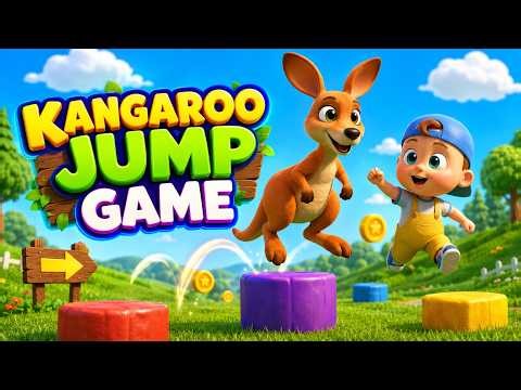Kangaroo Jump Game 🦘🌟 | Fun Jumping Adventure for Kids | Kids Games & Nursery Rhymes