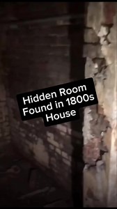 Hidden Room Found in 1800s House. #secretroom #hiddenrooms #secretrooms #forgotten #hiddenroom #mystery | A House with History